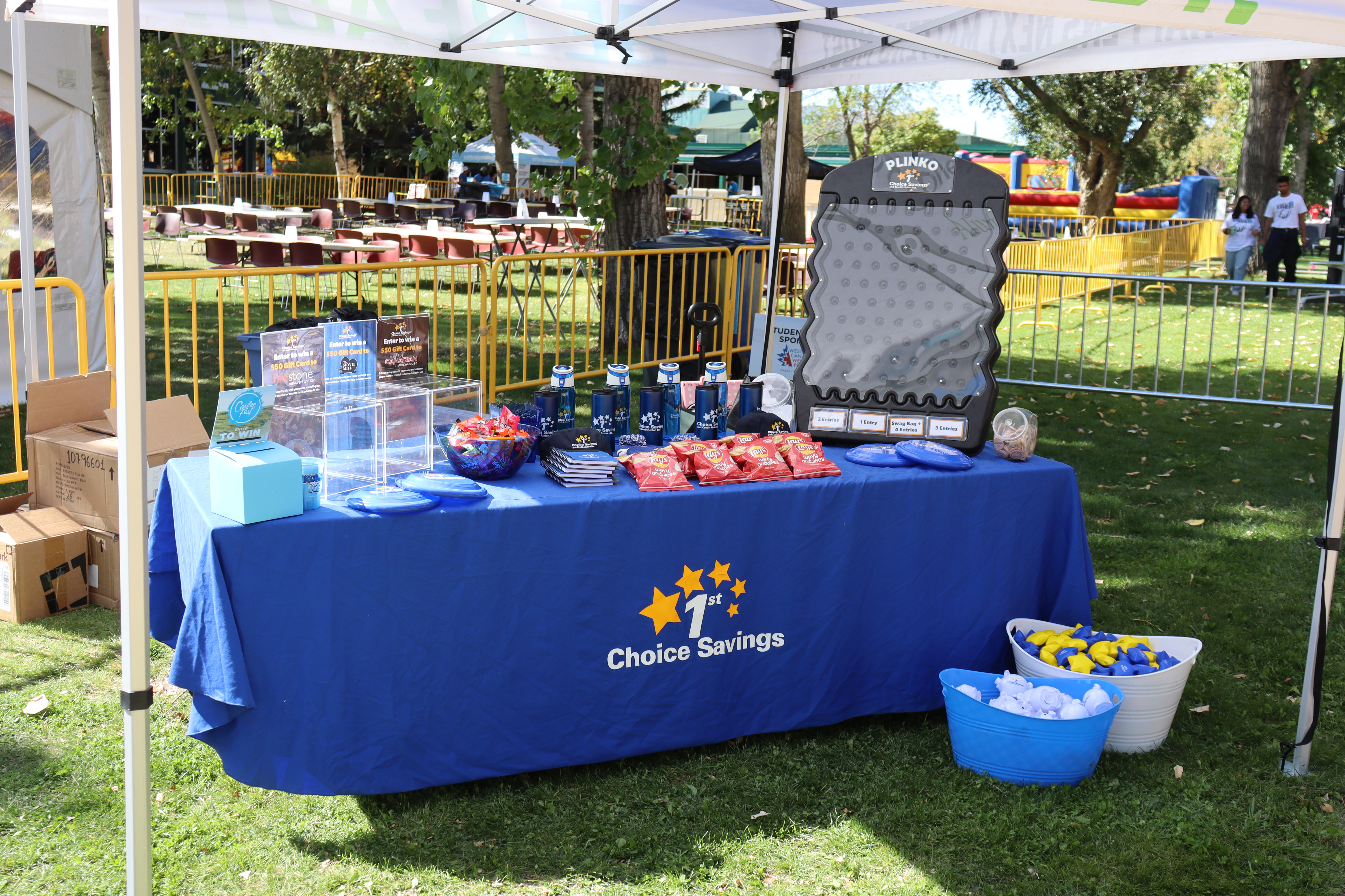 booth at coulee fest