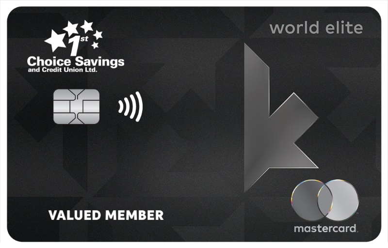 1st choice savings cash back world elite mastercard