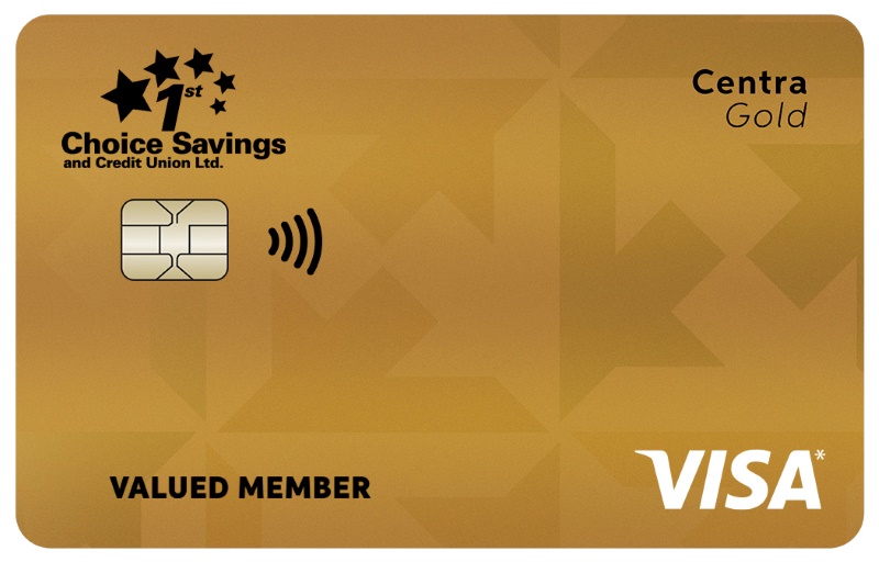 1st choice savings centra visa gold card
